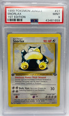 Pokémon - Snorlax 27/64 1ST Edition Jungle PSA 9
