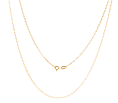 18ct Yellow Gold Classic Curb Chain Necklace