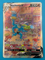 Pokémon 2022 Machamp V Alt Art 172/189- Astral Radiance