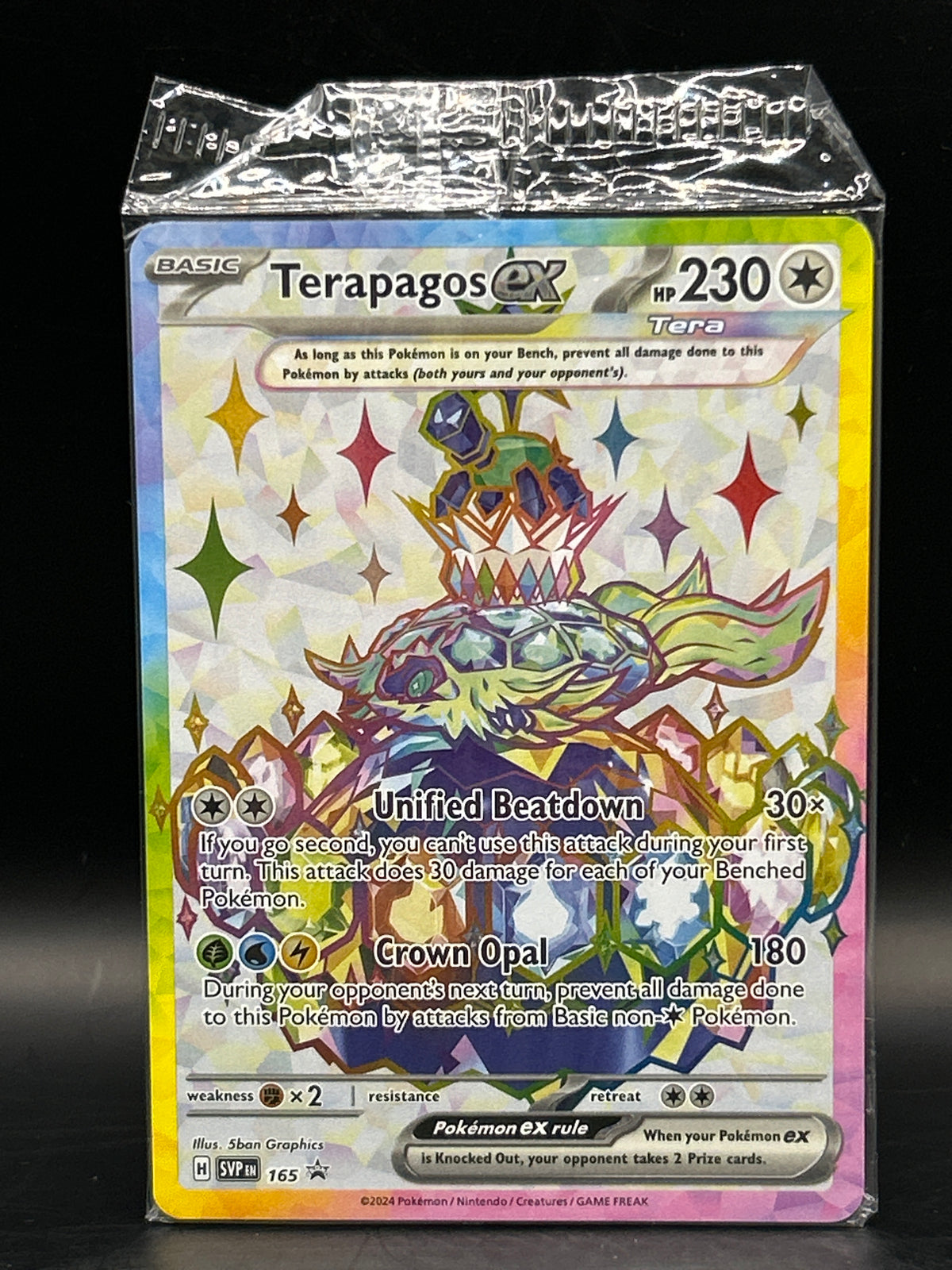 Terapagos EX 165 Promo - Pokemon TCG Sealed