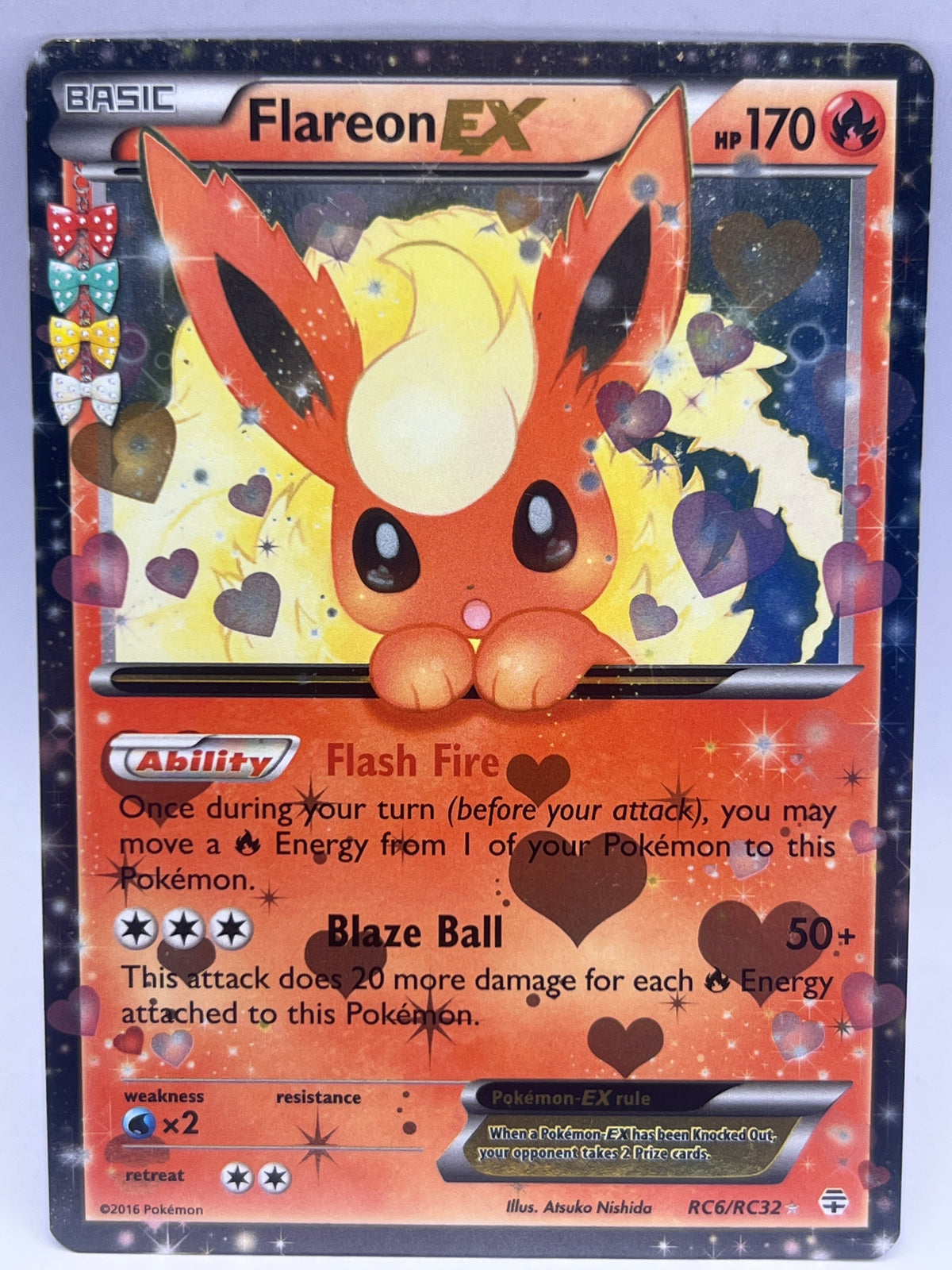 Pokémon - Flareon Ex RC6/RC32 Radiant Collection