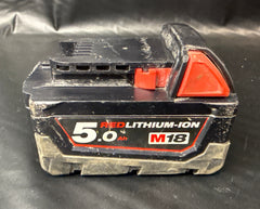 MILWAUKEE - Red Lithium-Ion 5.0Ah 18V Tool Battery - M18B5