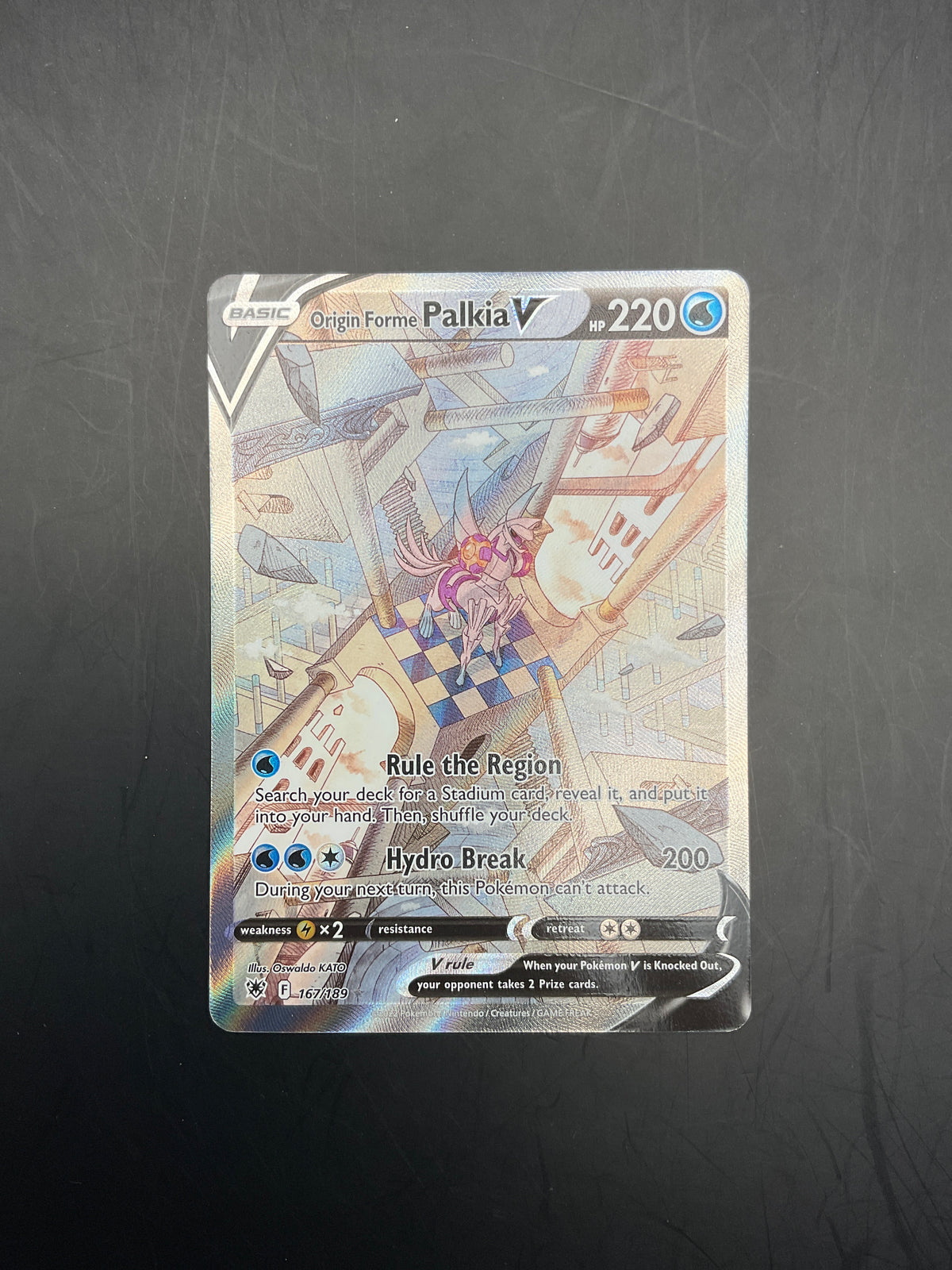 ORIGIN FORME PALKIA V 167/189
