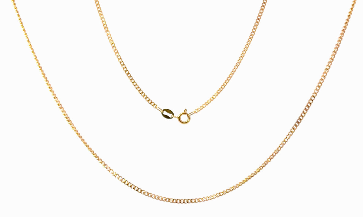 9ct Yellow Gold Classic Chain Necklace
