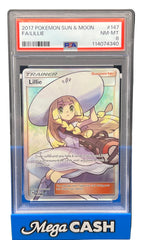 Pokémon - PSA 9 Lillie 147/149 Sun & Moon Base