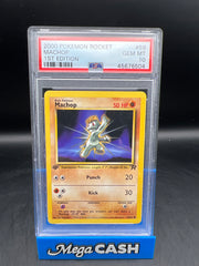 PSA 10 1ST EDITION MACHOP 59/82
