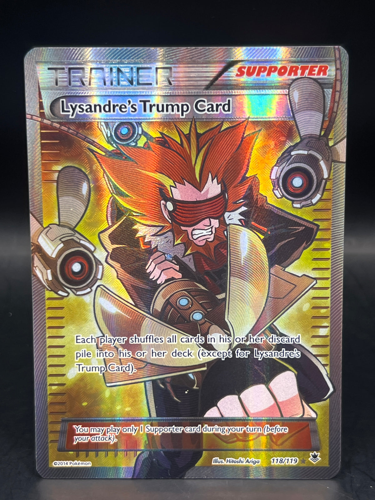 Lysandre's Trump Card – 118/119 – Holo Full Art - Phantom Forces