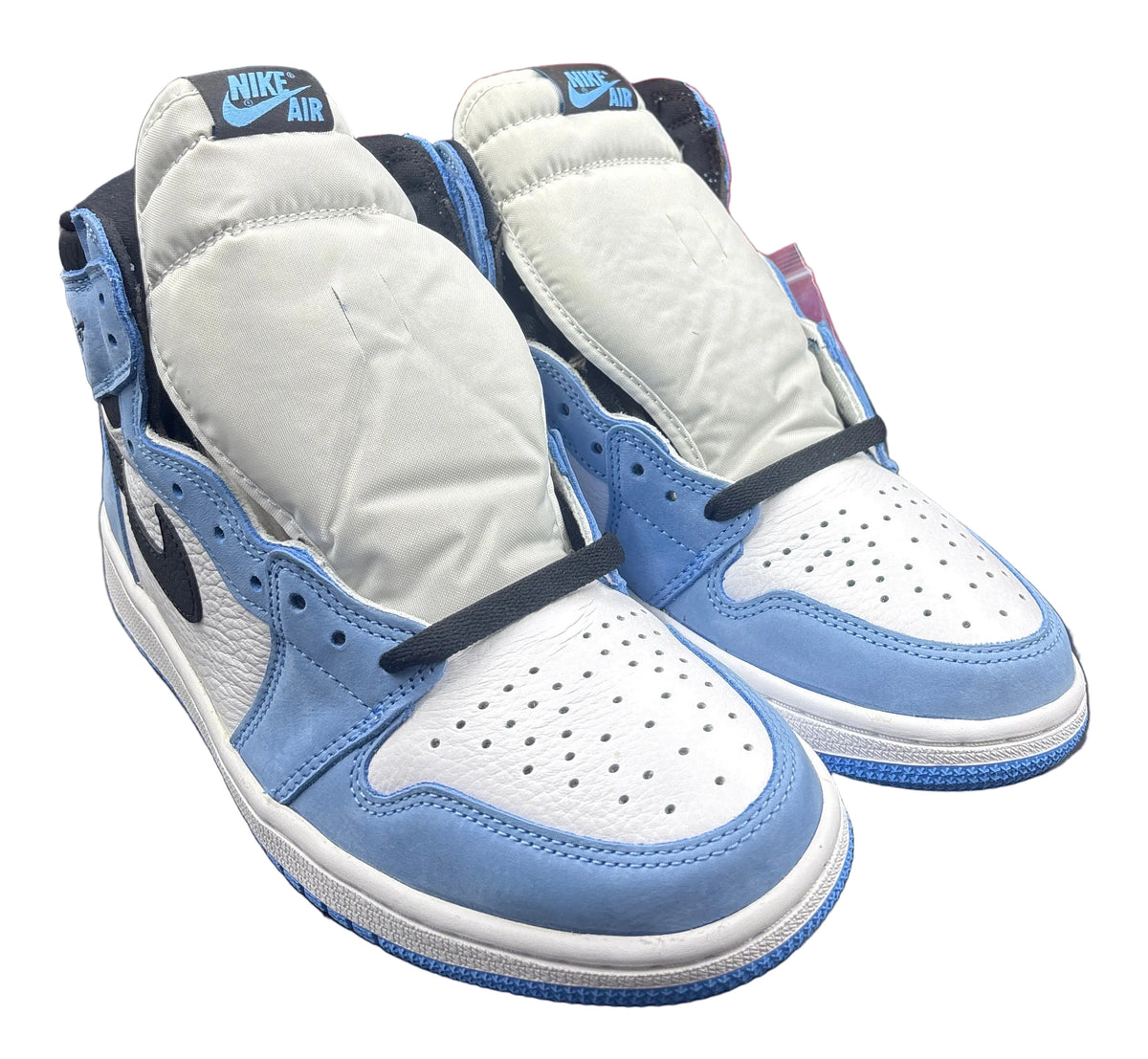 NIKE - Air Jordan Retro High Tops - Black and Blue Laces - Size 9 US Men’s
