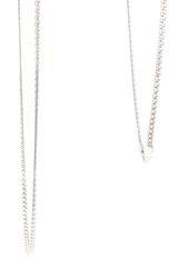 18ct Delicate Silver Link Chain Necklace