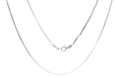 18ct Delicate Silver Link Chain Necklace