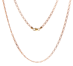 9ct Yellow Gold Oval Link Chain Necklace