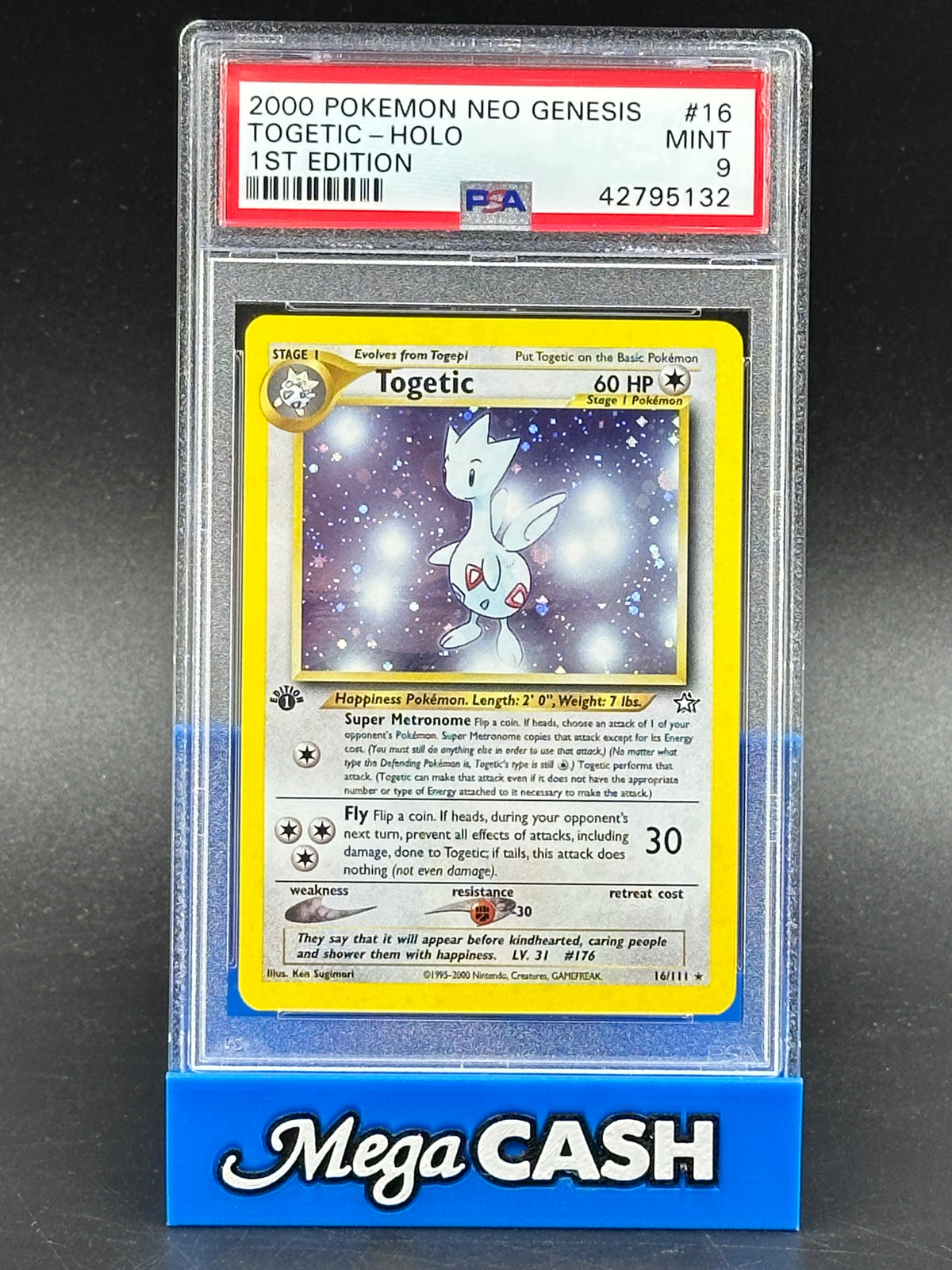 PSA 9 Togetic Holo - 1st Edition Neo Genesis - 16/111