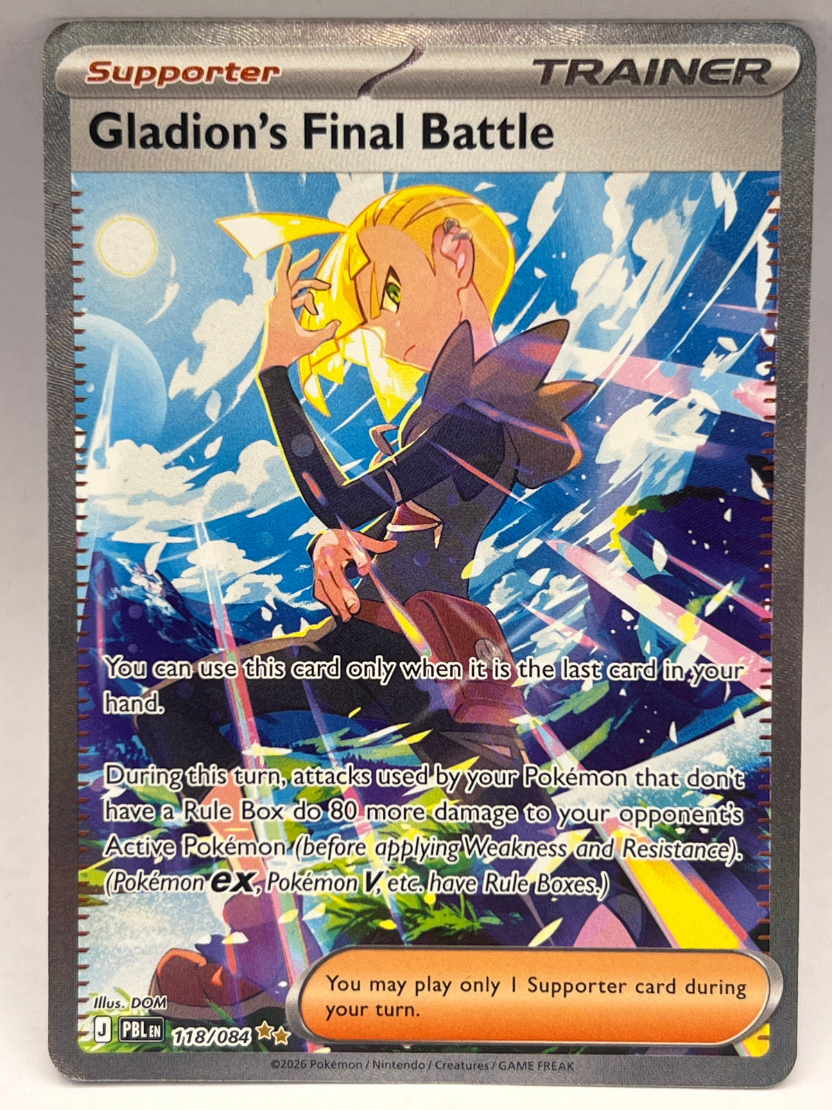 Pokémon - Gladion’s Final Battle 118/084 Pitch Black