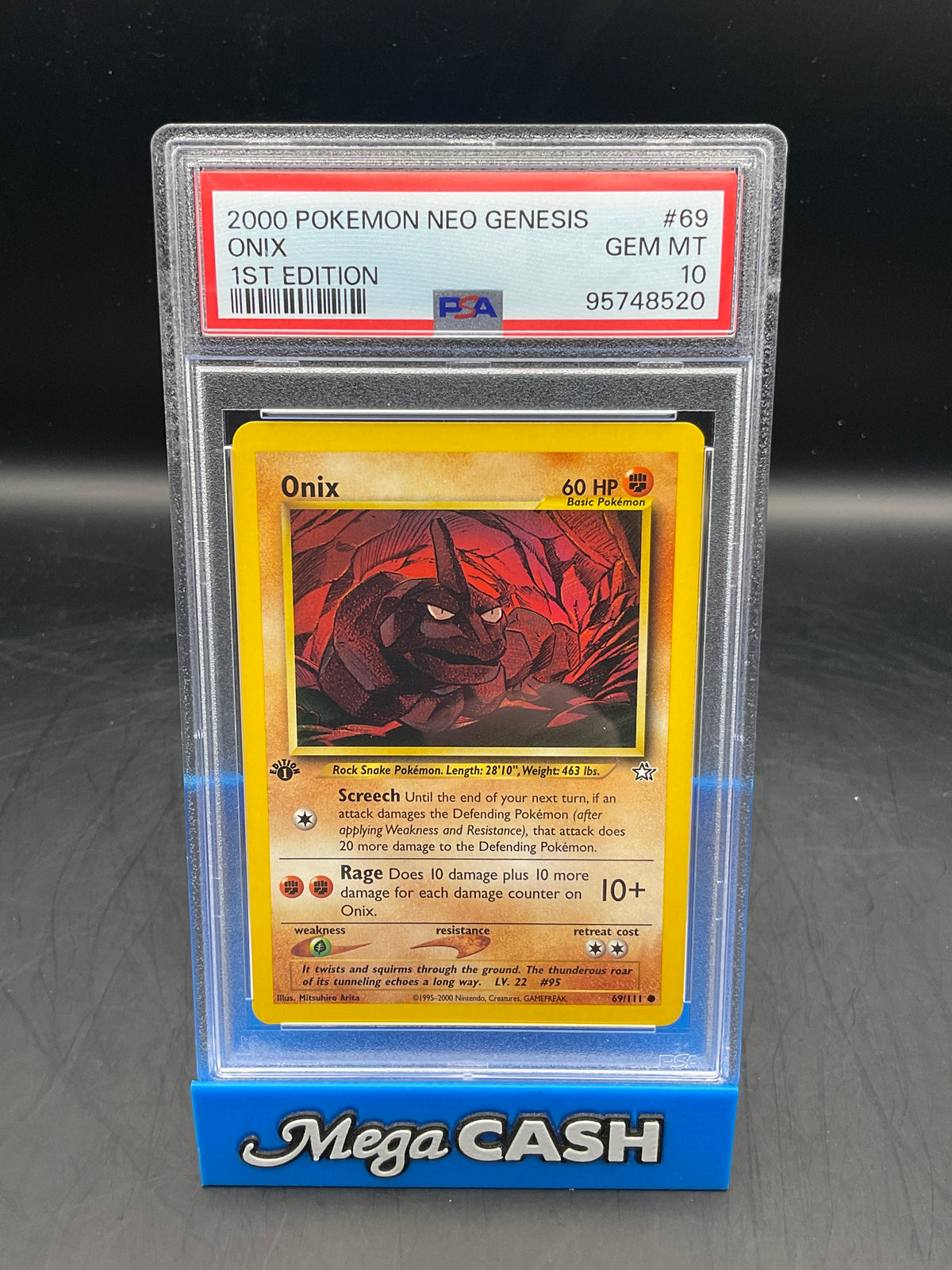 PSA 10 1ST EDITION ONIX 69/111