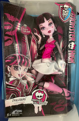 MONSTER HIGH  DRACULAURA FRIGHTFULLY TALL GHOULS FIGURINE - DAMAGED BOX
