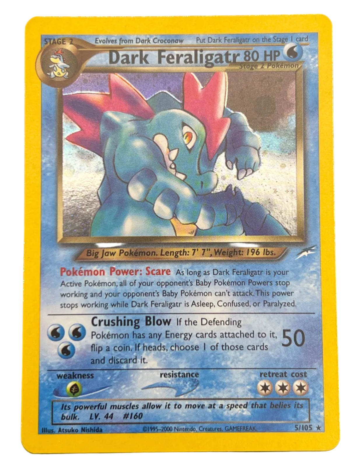 Pokémon - Dark Feraligatr Holo 5/105 Neo Destiny
