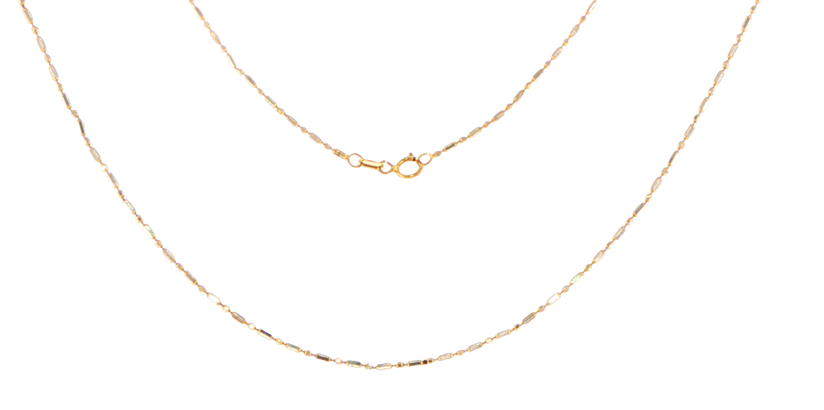 18ct Yellow Gold Delicate Fine Link Chain Necklace