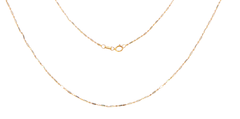 18ct Yellow Gold Delicate Fine Link Chain Necklace