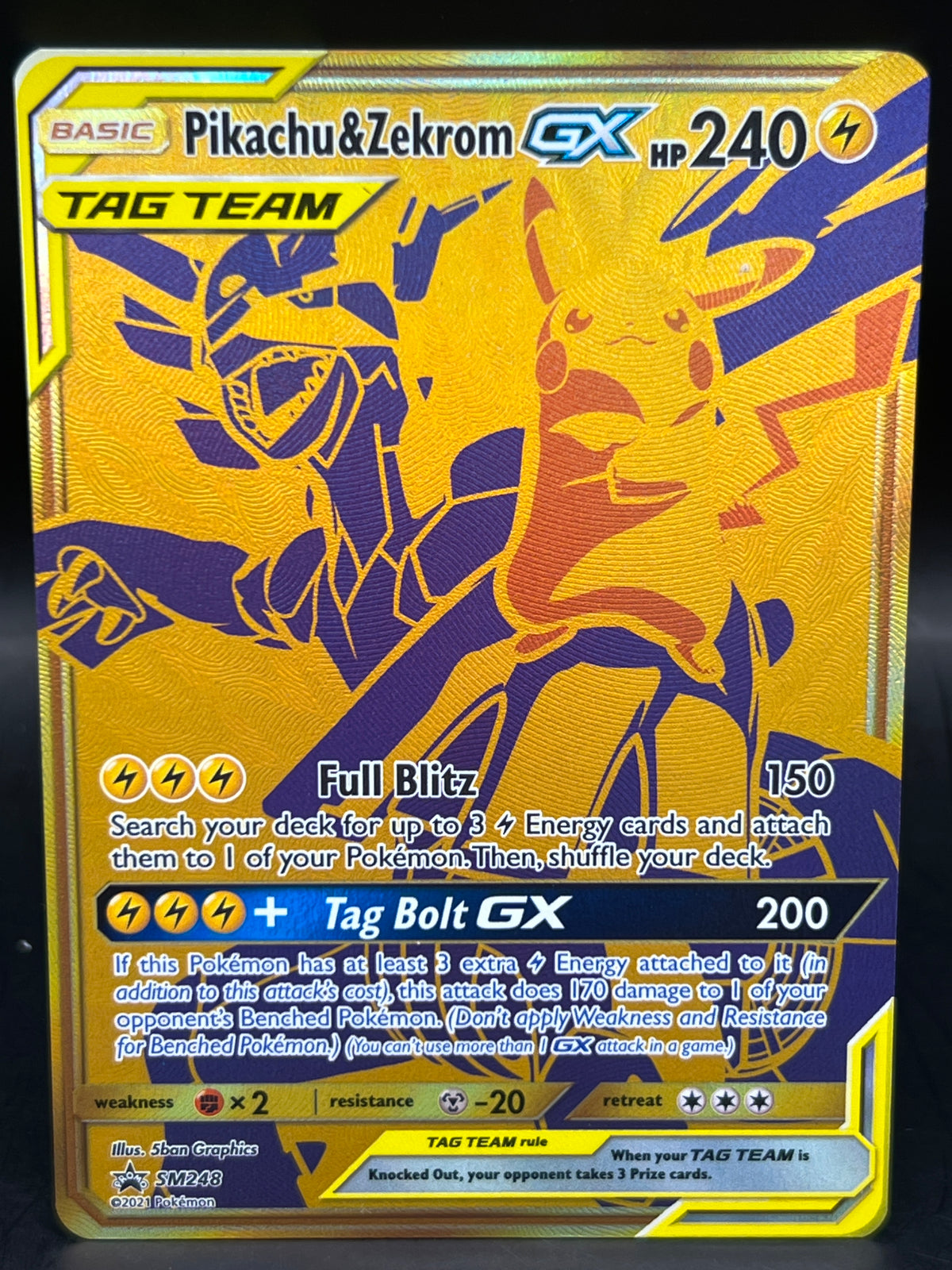 Pikachu & Zekrom GX SM248 Promo