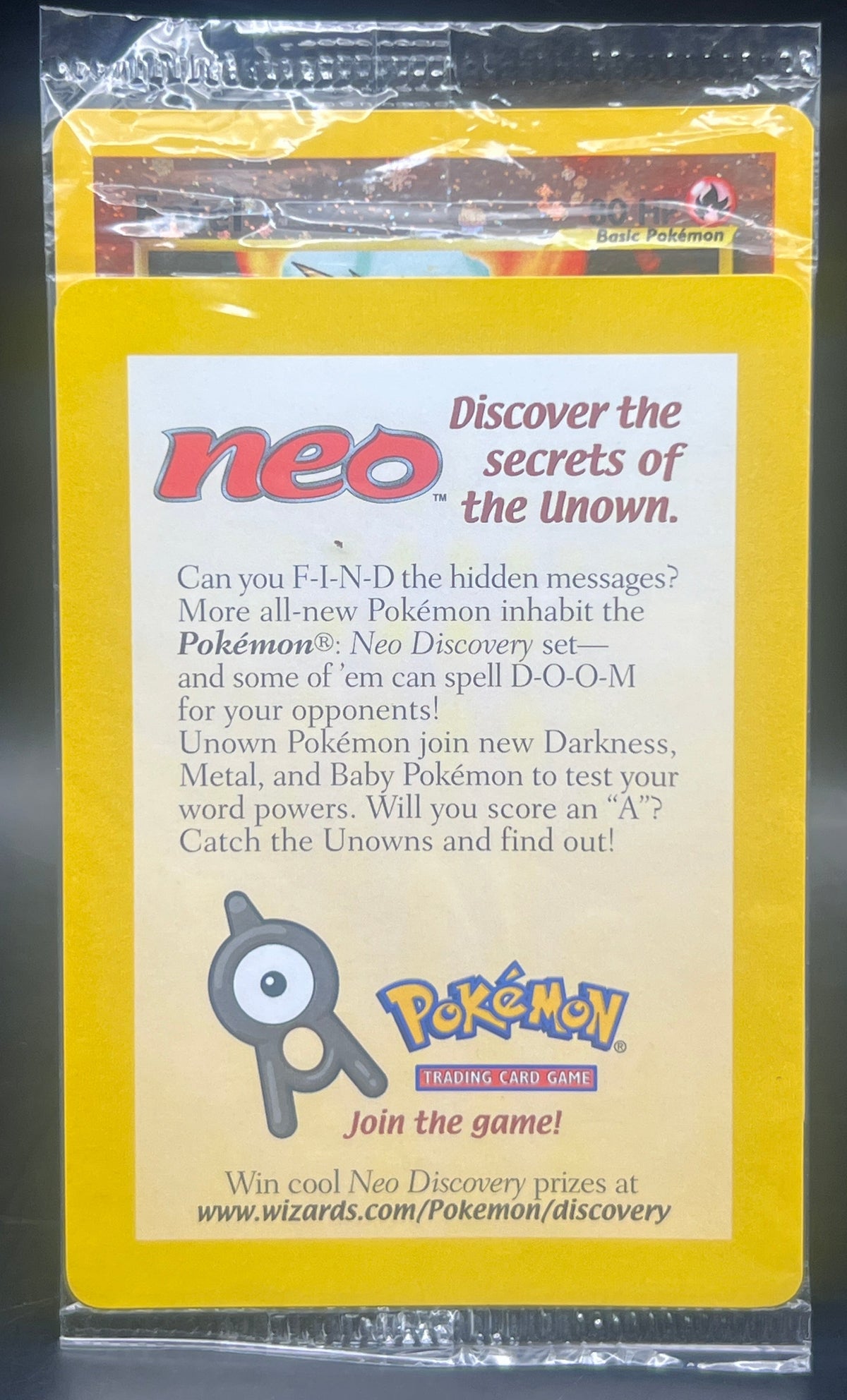 Pokémon - Sealed Entei Neo Promo
