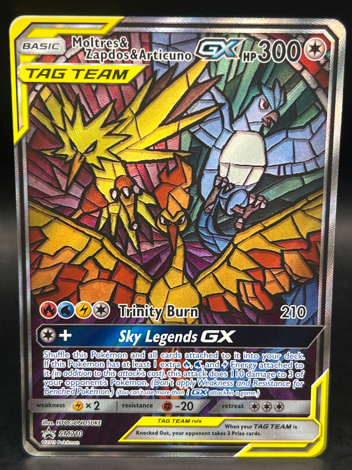 Moltres & Zapdos & Articuno GX SM210