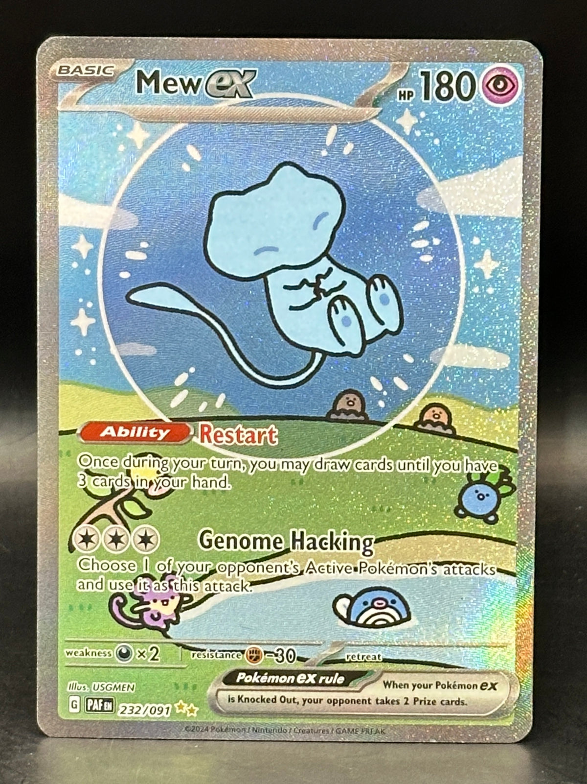 Mew EX - Paldean Fates - 232/091