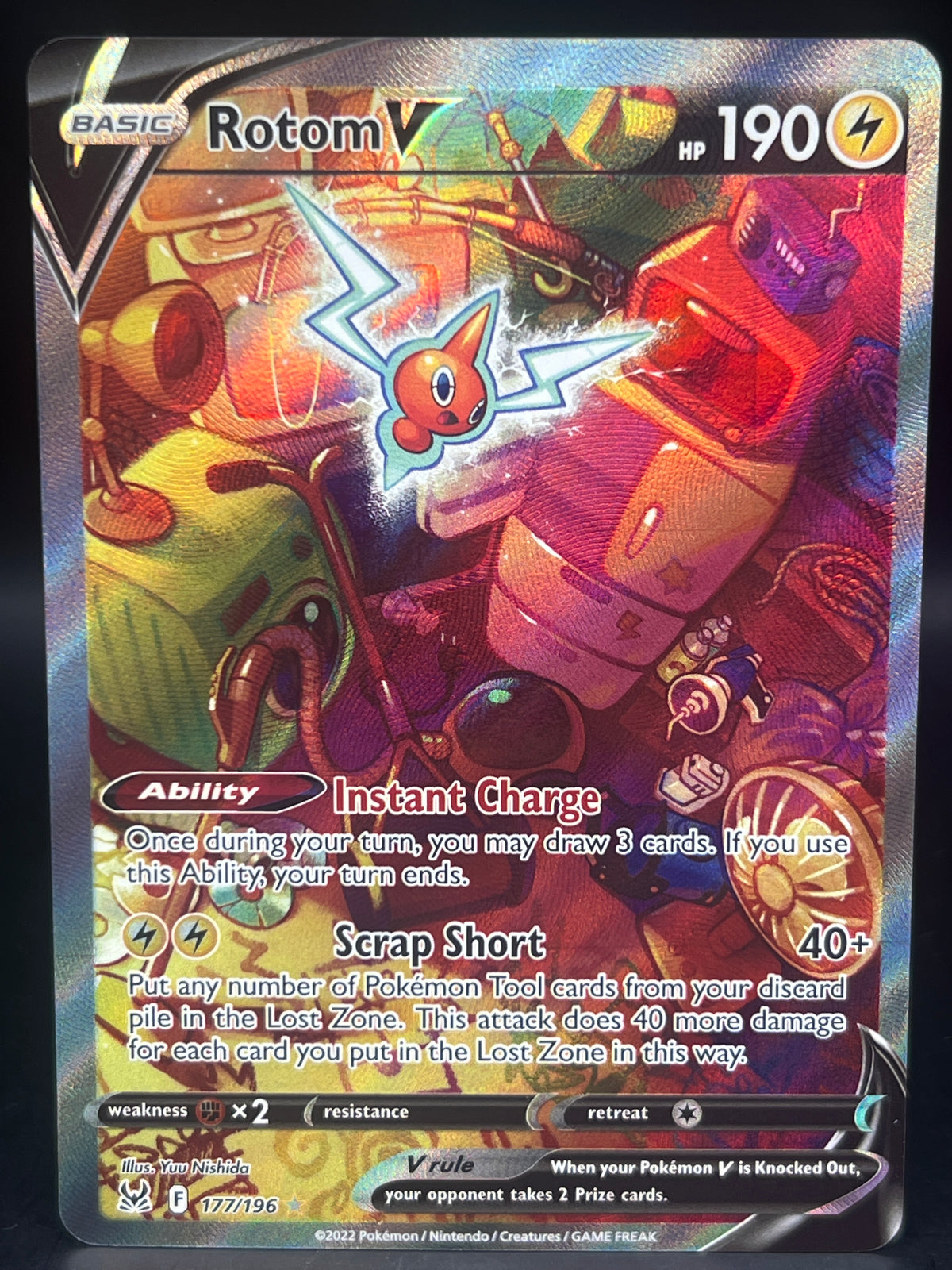 Rotom V 177/196 Lost Origin