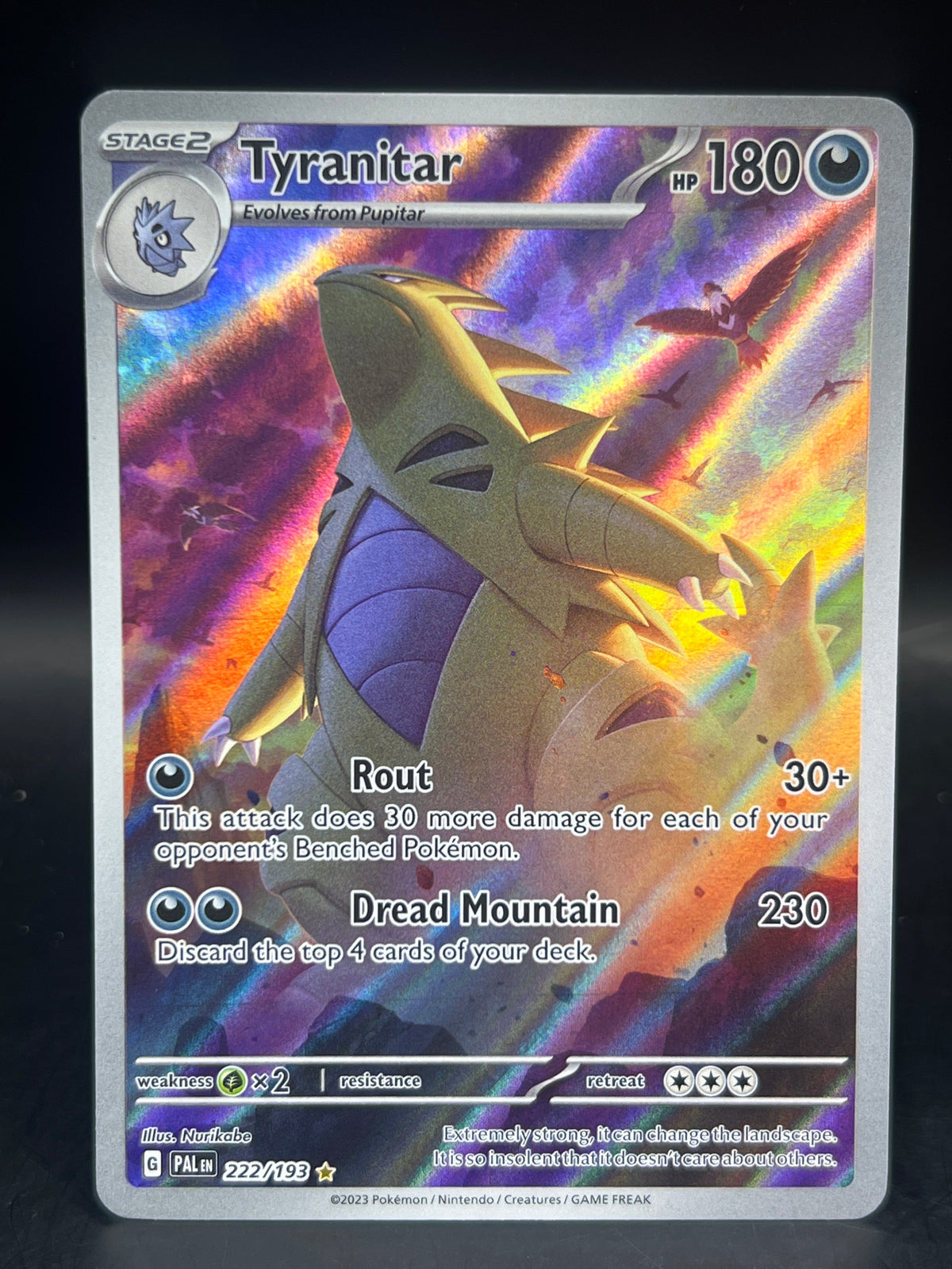 Tyranitar AR 222/193 Paldea Evolved