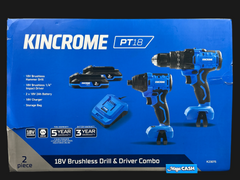 Kincrome PT18 18V Brushless Drill & Driver Combo K23075
