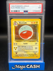 PSA 7 Electorde Holo 2/64 Jungle