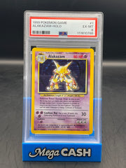 PSA 6 ALAKAZAM HOLO 1/102