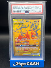 PSA 10 Reshiram & Charizard GX SM247
