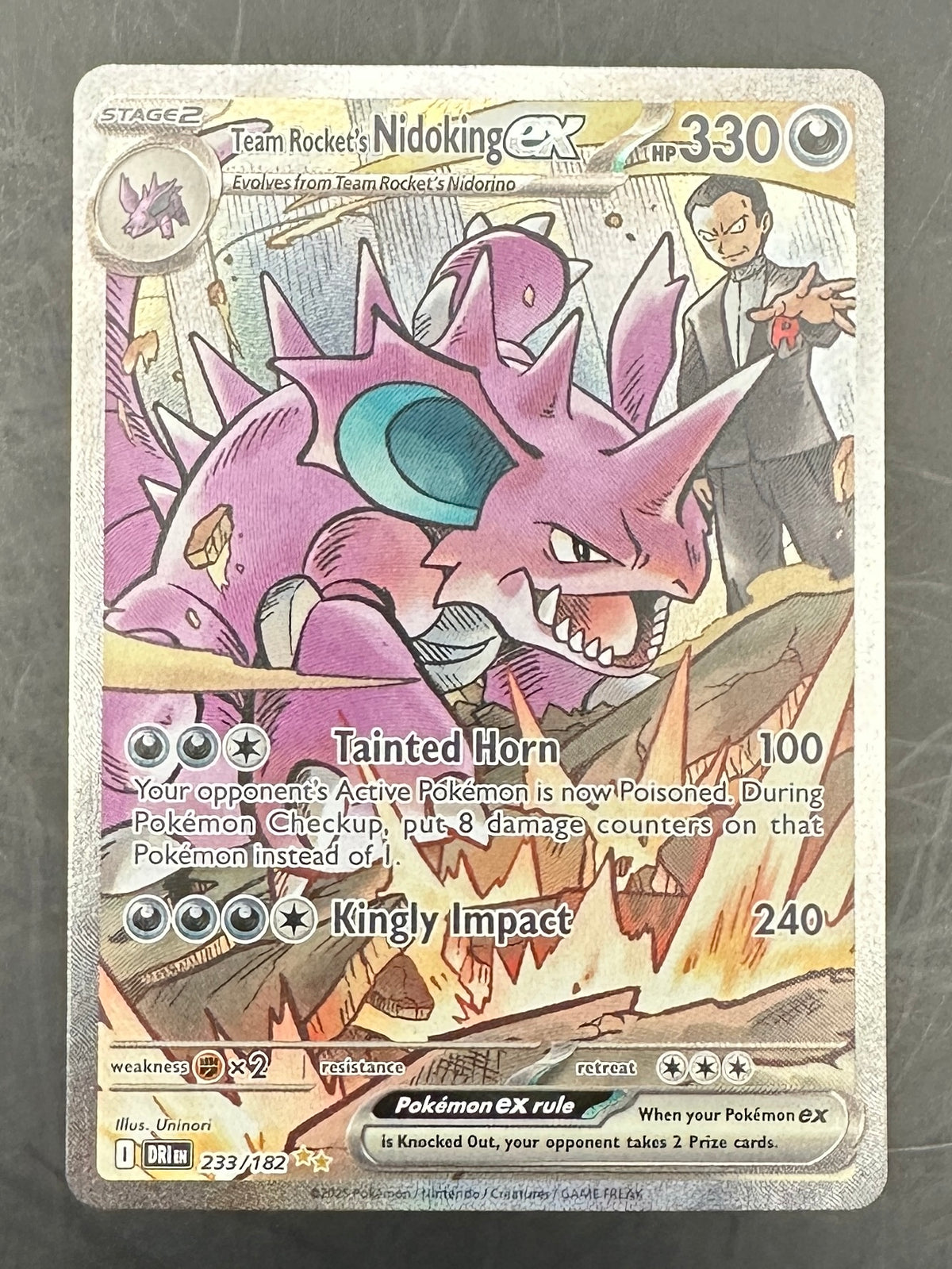 Team Rocket’s Nidoking Special Illustration Rare - Destined Rivals