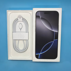 APPLE IPHONE 16 PRO MAX 256GB UNLOCKED NETWORK - WITH BOX AND CHARGING CABLE