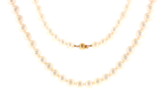 Classic Pearl Strand Necklace with 9ct Gold Ball Clasp - Valued at $1,800!