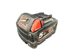 Milwaukee - 18V 5.0Ah Red Lithium-Ion - Tool Battery - M18B5