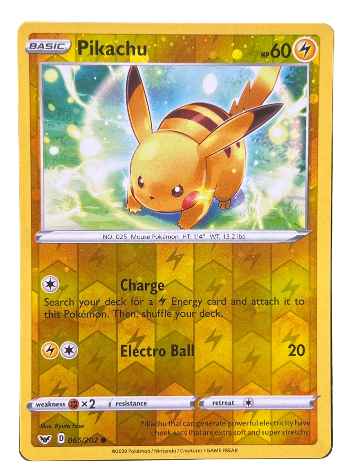 Pokémon - Pikachu 065/202 Sword & Shield Base Cosmos Costco