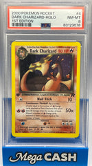 Pokémon - PSA 8 1ST Edition Dark Charizard 4/82 Rocket