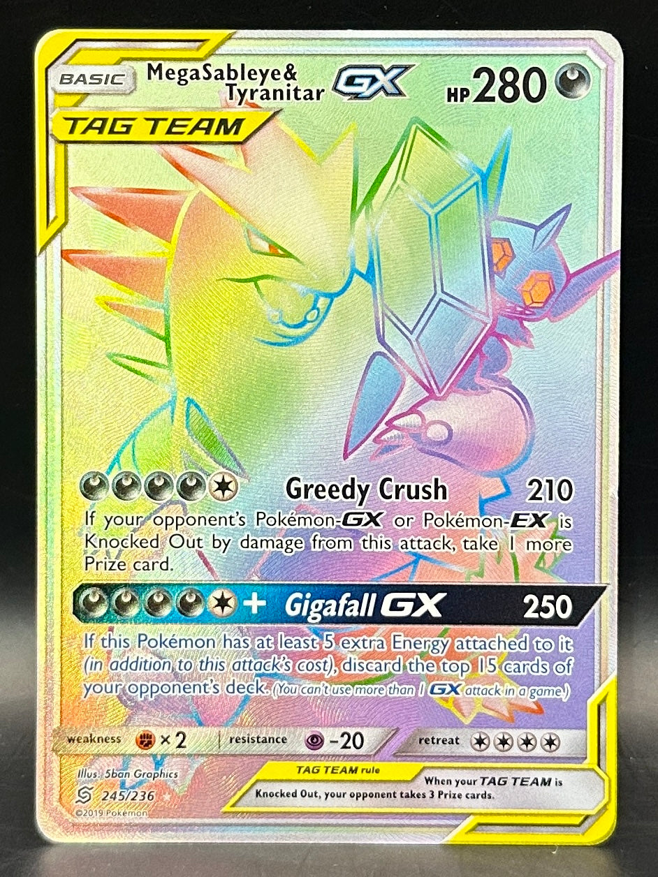 Mega Sableye & Tyranitar GX - Unified Minds - 245/236