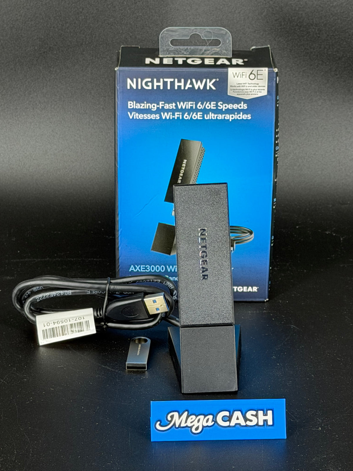 Netgear Nighthawk AXE3000 Wi-Fi 6E USB Adapter