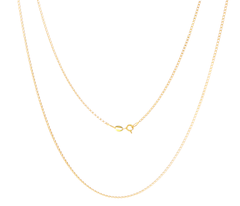 18ct Yellow Gold Classic Curb Chain Necklace