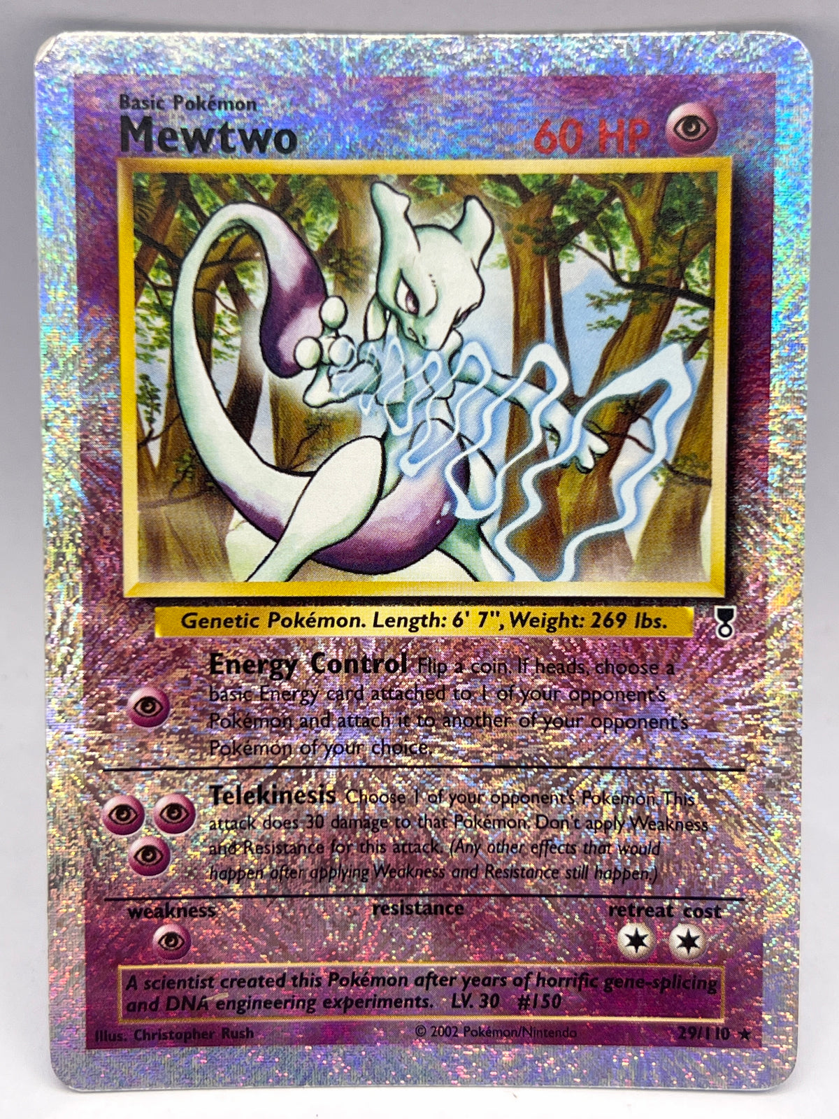 Pokémon - Mewtwo 29/110 Rev Holo Legendary Collection