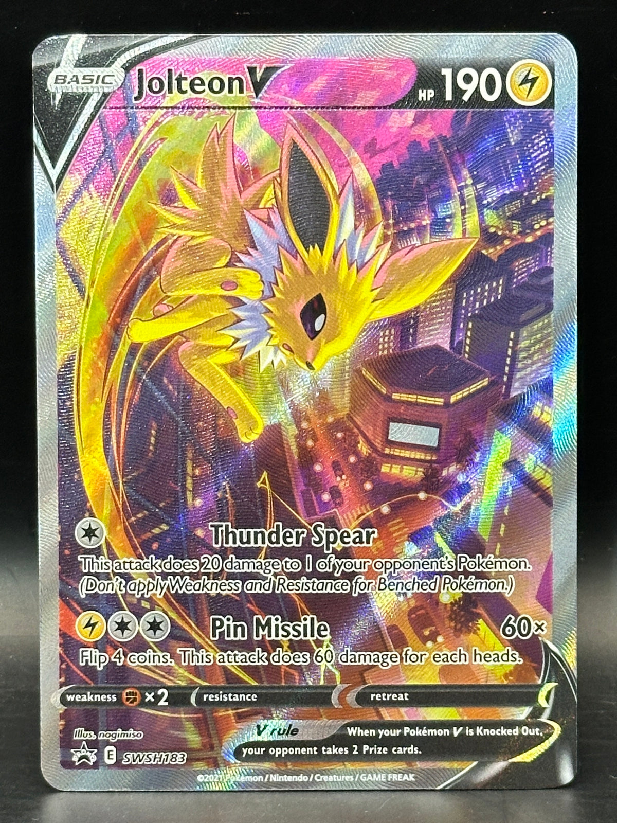 Jolteon V - Black Star Promo - SWSH183