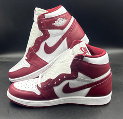NIKE - Air Jordan 1 Retro High Tops - With White and Maroon Laces - Size 9 US Men’s