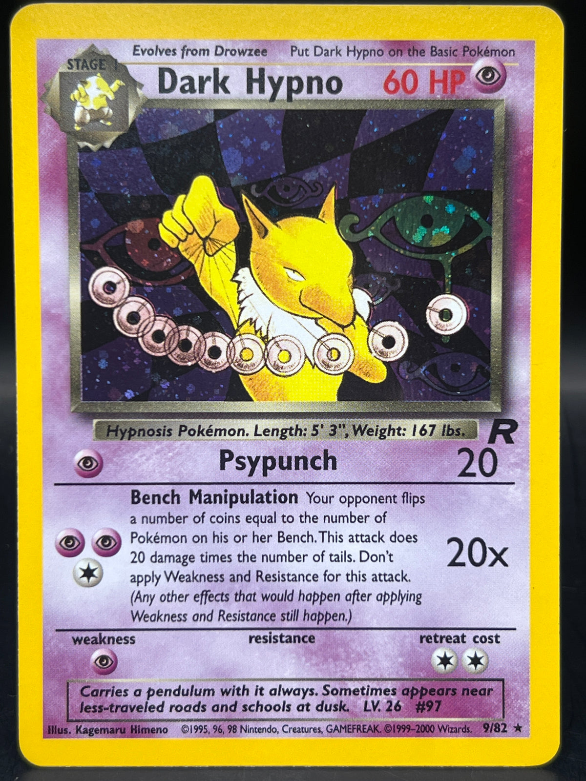 Dark Hypno Holo 9/82