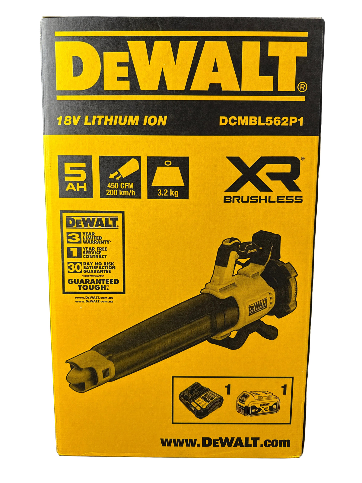 DEWALT - 18V XR Brushless Axial Blower 5.0Ah Kit - DCMBL562P1