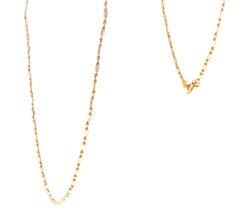 18ct Yellow Gold Delicate Fine Link Chain Necklace