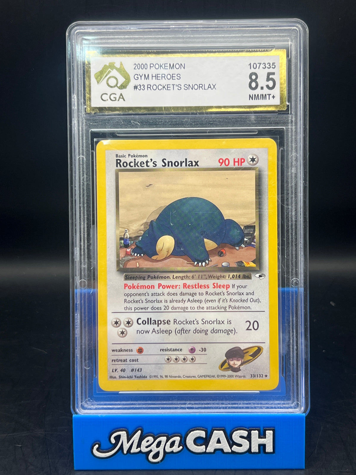 CGA 8.5 Rocket’s Snorlax 33/132