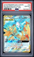 Pokemon PSA 10 Moltres / Zapdos / Articuno  GX 66/68 Tag Team Hidden Fates Full Art