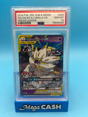 PSA 10 JPN SOLGALEO &LUNALA GX